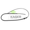 KAGER 19-0526 Cable, parking brake